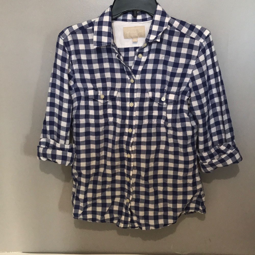 Banana Republic soft wash linen button down